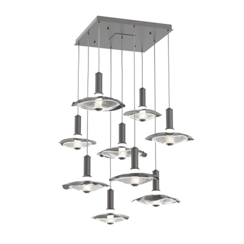 Cumulus Square 9pc Multi-Pendant (1289|CHB0099-09-GP-00-C01-L3-CG)