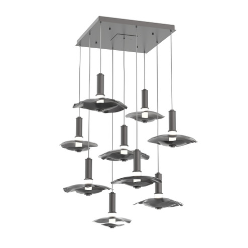 Cumulus Square 9pc Multi-Pendant (1289|CHB0099-09-GP-00-C01-L3-BI)