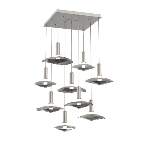 Cumulus Square 9pc Multi-Pendant (1289|CHB0099-09-BS-00-C01-L3-BI)