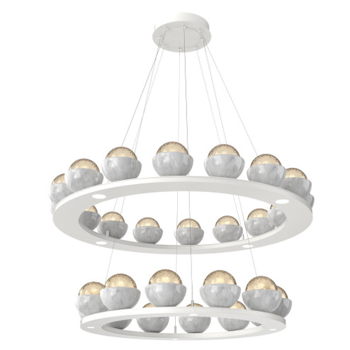 Cabochon Ring - Two-Tier (1289|CHB0093-2B-WI-A-CA1-L1-WM)