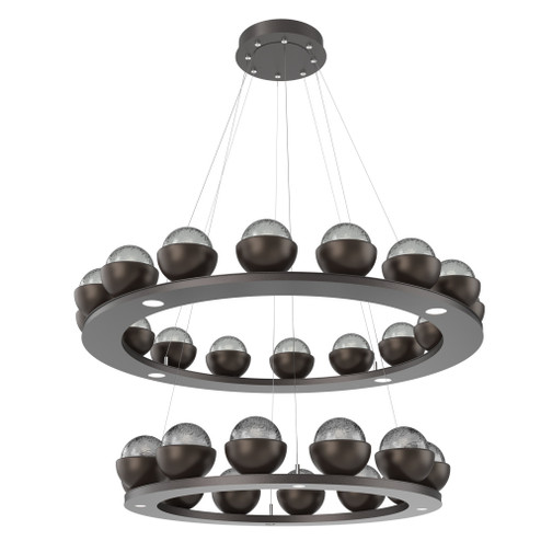 Cabochon Ring - Two-Tier (1289|CHB0093-2B-GP-S-CA1-L3-FB)