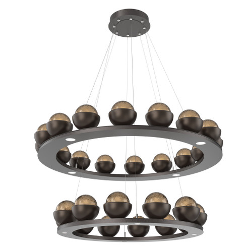 Cabochon Ring - Two-Tier (1289|CHB0093-2B-GP-B-CA1-L3-FB)