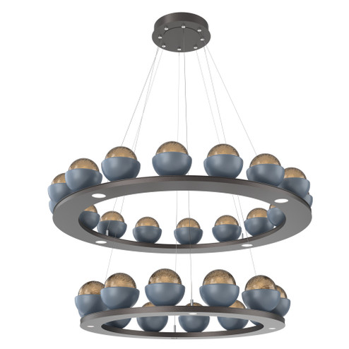 Cabochon Ring - Two-Tier (1289|CHB0093-2B-GP-B-CA1-L1-BU)