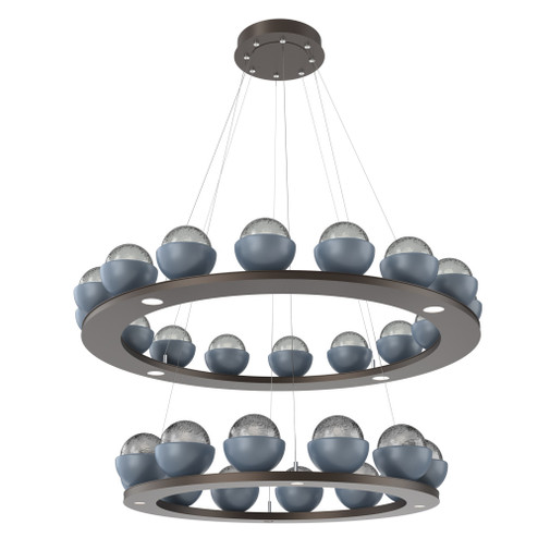 Cabochon Ring - Two-Tier (1289|CHB0093-2B-FB-S-CA1-L3-BU)