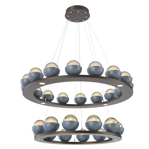 Cabochon Ring - Two-Tier (1289|CHB0093-2B-FB-A-CA1-L1-BU)