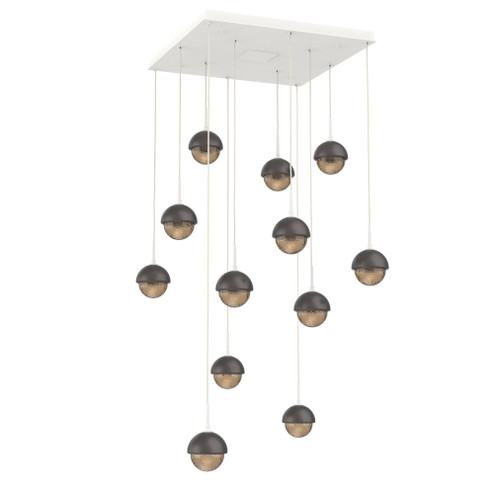 Cabochon Square 12pc Multi-Pendant (1289|CHB0093-12-WI-B-C01-L3-GP)