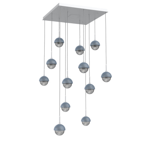 Cabochon Square 12pc Multi-Pendant (1289|CHB0093-12-CS-S-C01-L3-BU)