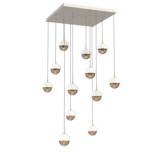 Cabochon Square 12pc Multi-Pendant (1289|CHB0093-12-BS-B-C01-L3-WI)