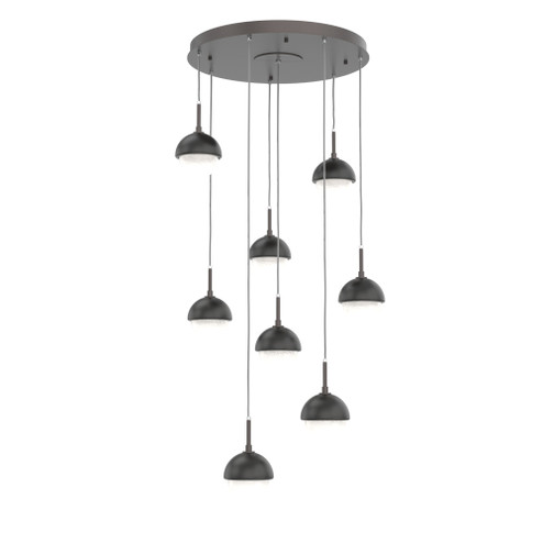 Cabochon Round 8pc Multi-Pendant (1289|CHB0093-08-GP-WL-C01-L3-MB)