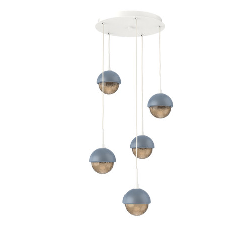 Cabochon Round 5pc Multi-Pendant (1289|CHB0093-05-WI-B-C01-L3-BU)