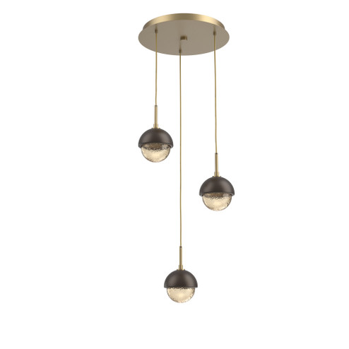 Cabochon Round 3pc Multi-Pendant (1289|CHB0093-03-GB-A-C01-L3-FB)