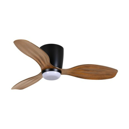 Ventiara 36'' LED Flush Mount Indoor/Outdoor Ceiling Fan (39|F693L-CL/DK)