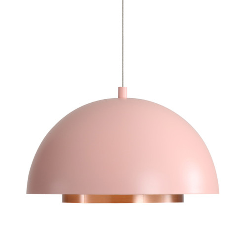 Wry Lighting Solsken Integrated LED Pendant in Dusty Rose (36|3632-12 DRS-ACR)