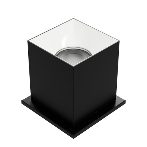 Zoron Square Flush Mount (16|C4ST-NCS-BKWT)