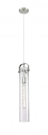 Pilaster - 1 Light - 4 inch Glass - Satin Nickel - Pendant (3442|413-1PS-SN-G413-1S-4SDY)