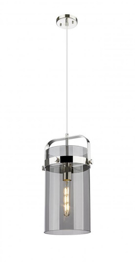 Pilaster - 1 Light - 8 inch Glass - Polished Nickel - Pendant (3442|413-1PM-PN-G413-1S-8SM)