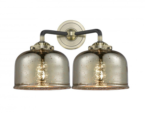 Large Bell 2 Light Bath Vanity Light (3442|284-2W-BAB-G78)