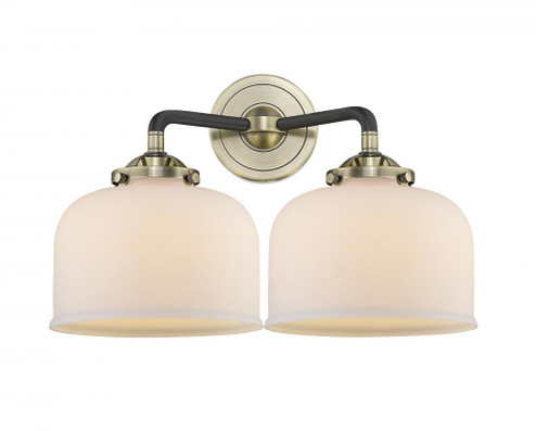 Large Bell 2 Light Bath Vanity Light (3442|284-2W-BAB-G71-LED)