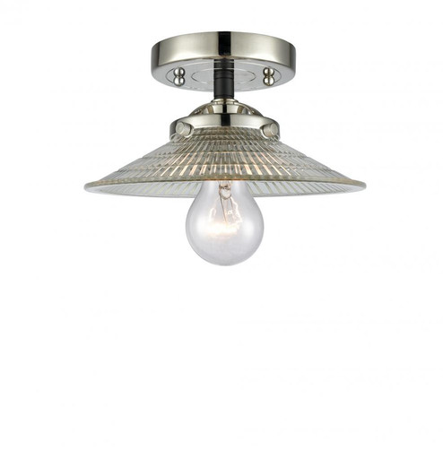 Halophane 1 Light Semi-Flush Mount (3442|284-1C-BPN-G2-LED)