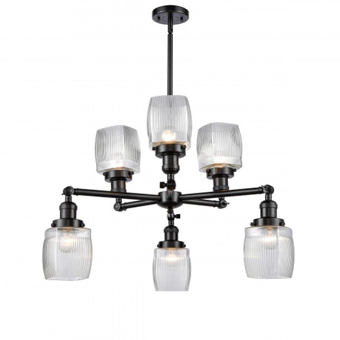 Colton 6 Light Chandelier (3442|207-6CR-OB-G302)