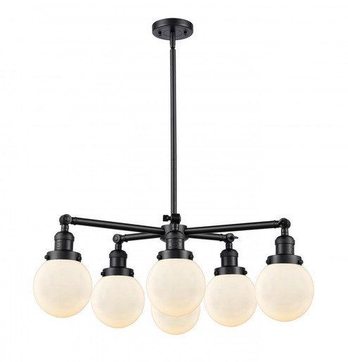 Beacon Chandelier (3442|207-6CR-BK-G201-6)