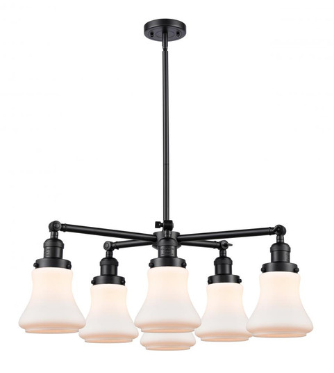 Bellmont 6 Light Chandelier (3442|207-6CR-BK-G191)
