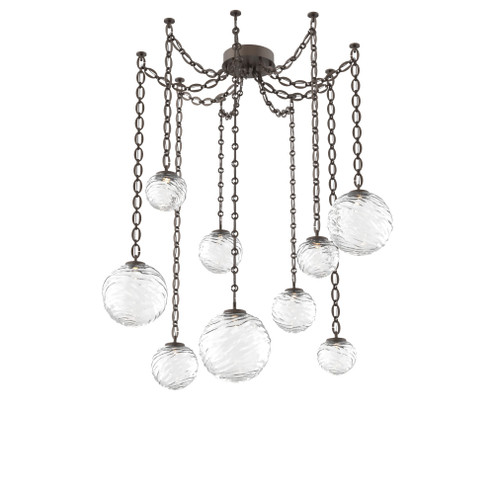 Gaia Round Chain 9pc Swag Multi-Pendant (1289|SNB0092-09-FB-C-CH2-L3)