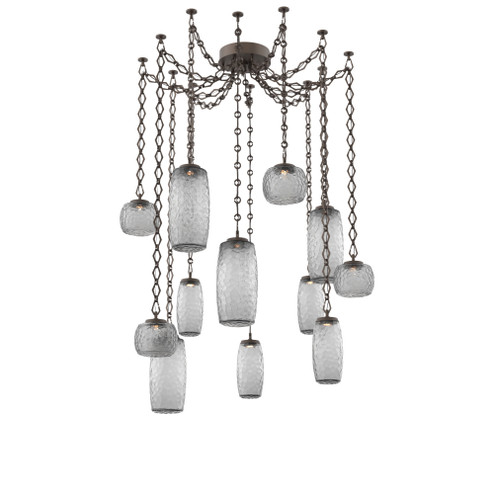 Vessel Round Chain 12pc Swag Multi-Pendant (1289|SNB0091-12-FB-S-CH1-L1)