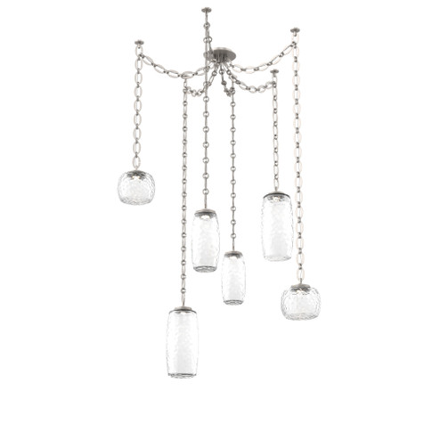 Vessel Round Chain 6pc Swag Multi-Pendant (1289|SNB0091-06-BS-C-CH2-L3)
