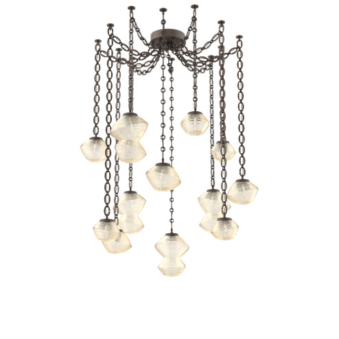 Mesa Round Chain 12pc Swag Multi-Pendant (1289|SNB0089-12-FB-A-CH2-L3)