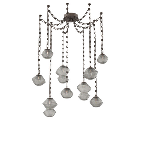Mesa Round Chain 9pc Swag Multi-Pendant (1289|SNB0089-09-FB-S-CH3-L1)