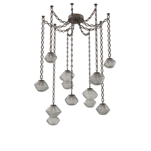 Mesa Round Chain 9pc Swag Multi-Pendant (1289|SNB0089-09-FB-S-CH2-L1)