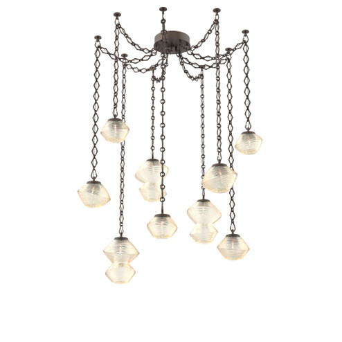 Mesa Round Chain 9pc Swag Multi-Pendant (1289|SNB0089-09-FB-A-CH1-L3)