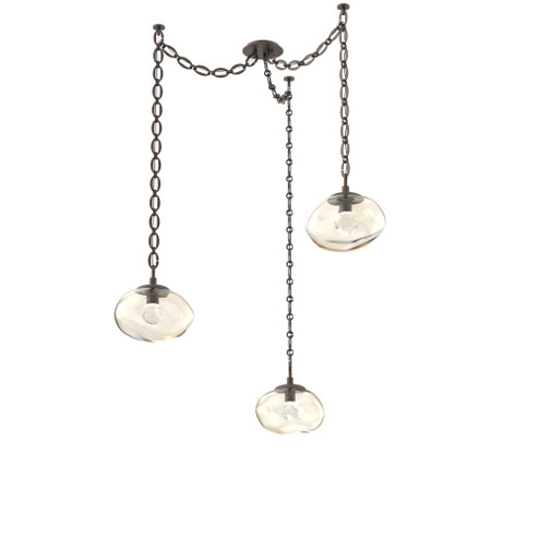Nova Round 3pc Swag Multi-Pendant Chain (LED) (1289|SNB0068-03-FB-ZA-CH2-L1)