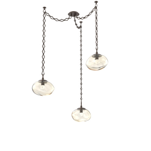 Nova Round 3pc Swag Multi-Pendant Chain (LED) (1289|SNB0068-03-FB-FA-CH1-L3)
