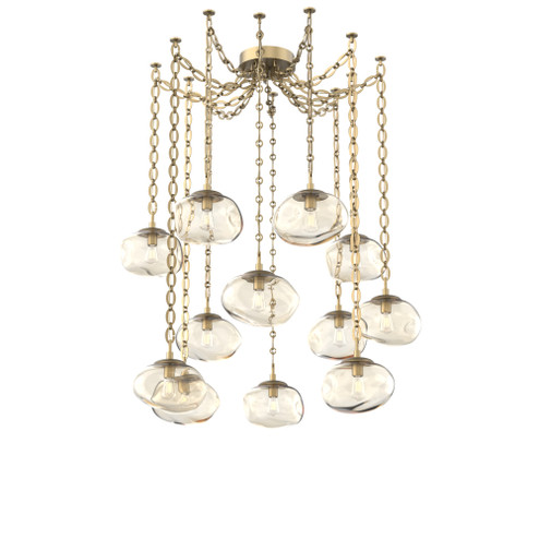 Nova Round 12pc Swag Multi-Pendant Chain (Bulb) (1289|SNB0064-12-GB-A-CH2-E2)