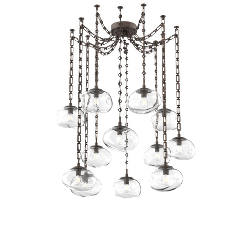 Nova Round 12pc Swag Multi-Pendant Chain (Bulb) (1289|SNB0064-12-FB-C-CH3-E2)