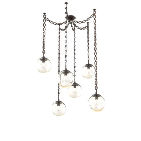 Aster Round 6pc Swag Multi-Pendant Chain (Bulb) (1289|SNB0062-06-FB-A-CH2-E2)