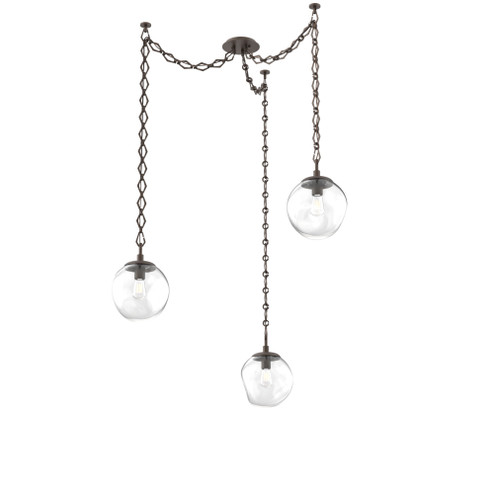 Aster Round 3pc Swag Multi-Pendant Chain (Bulb) (1289|SNB0062-03-FB-C-CH1-E2)