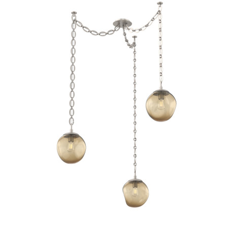 Aster Round 3pc Swag Multi-Pendant Chain (Bulb) (1289|SNB0062-03-BS-B-CH2-E2)