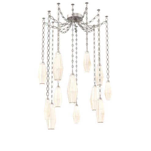 Aalto Multi Light Pendant Multi Port Canopy Beige Silver (1289|SNB0049-12-BS-RA-CH2-L1)