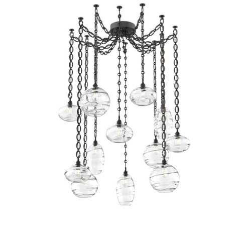 Misto Multi Light Pendant Multi Port Canopy Matte Black (1289|SNB0048-12-MB-OC-CH2-E2)