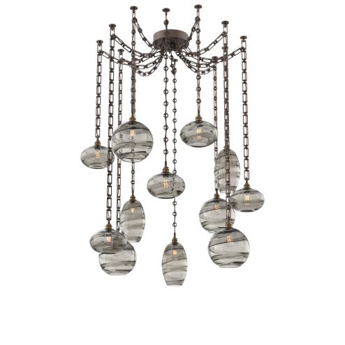 Misto Round 12pc Swag Multi-Pendant Chain (1289|SNB0048-12-FB-OS-CH3-E2)