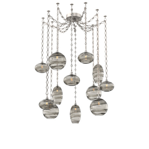 Misto Round 12pc Swag Multi-Pendant Chain (1289|SNB0048-12-BS-OS-CH1-E2)