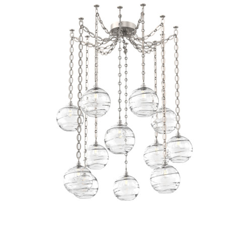 Terra Round 12pc Swag Multi-Pendant Chain (1289|SNB0047-12-BS-OC-CH2-E2)