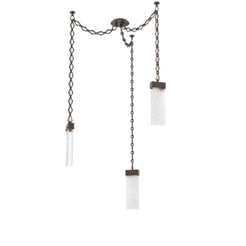 Parallel Round Chain 3pc Swag Multi-Pendant (1289|SNB0042-03-FB-CR-CH1-L1)