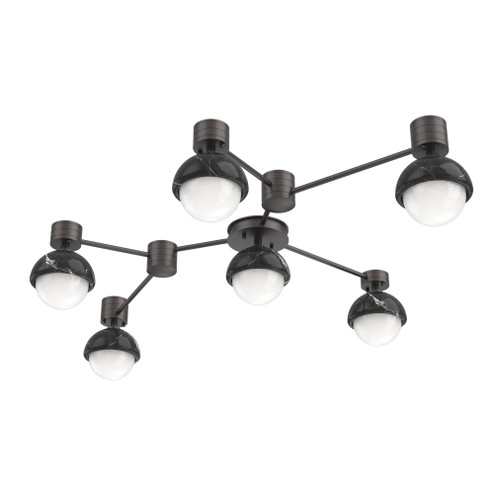 Hub & Spoke - Cabochon - Linear - 6pc (1289|SMB0093-HL-GP-WL-L3-BM)