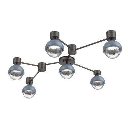 Hub & Spoke - Cabochon - Linear - 6pc (1289|SMB0093-HL-GP-C-L1-BU)