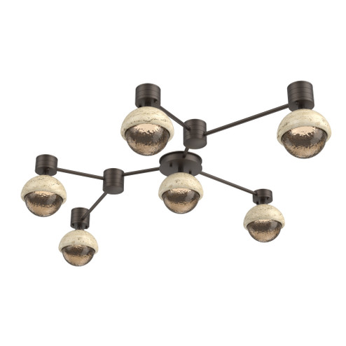 Hub & Spoke - Cabochon - Linear - 6pc (1289|SMB0093-HL-FB-B-L3-TR)
