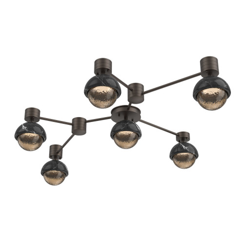 Hub & Spoke - Cabochon - Linear - 6pc (1289|SMB0093-HL-FB-B-L1-BM)